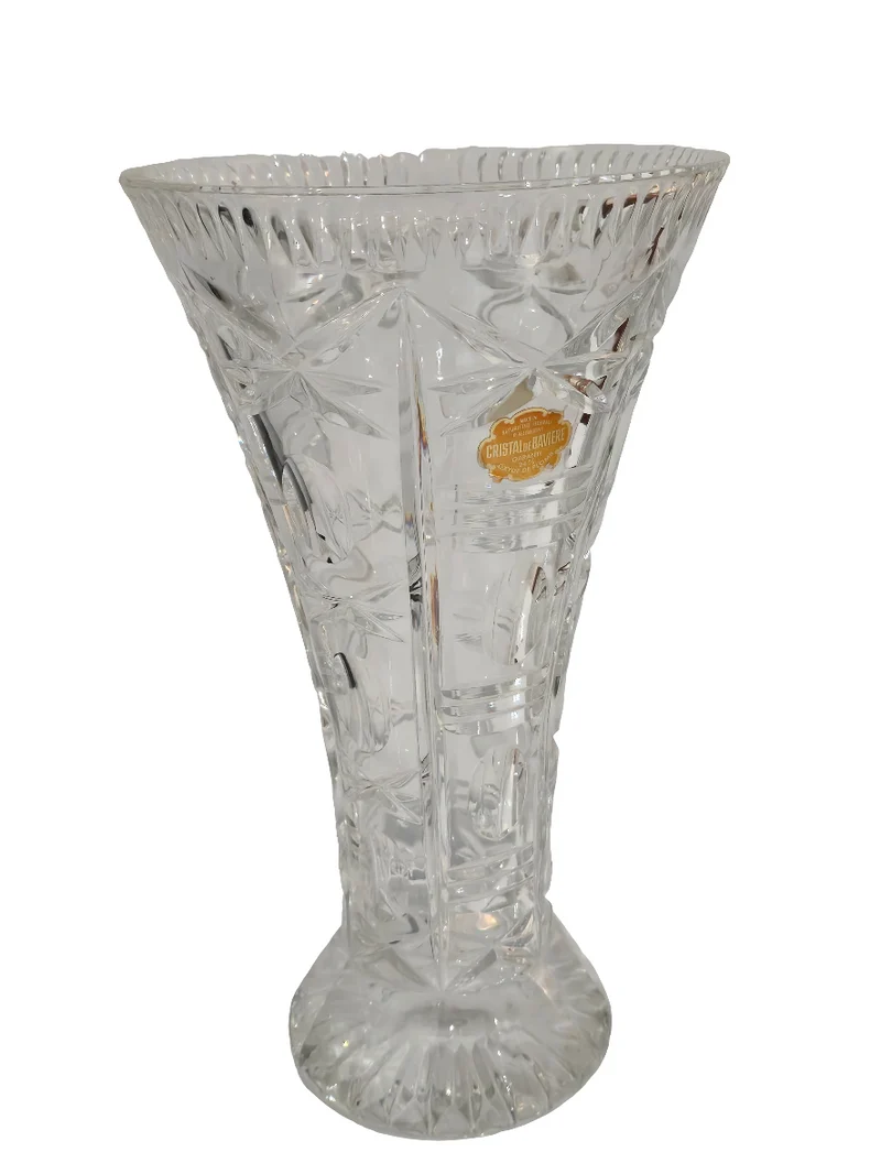 Grand vase cristal de bavier