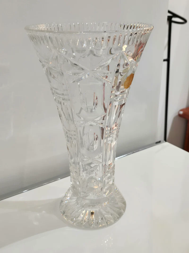 Grand vase cristal de bavier