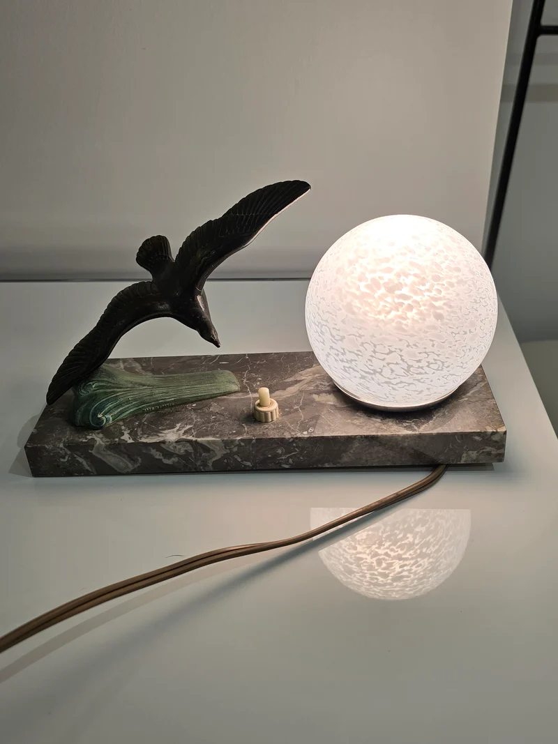 Lampe art deco
