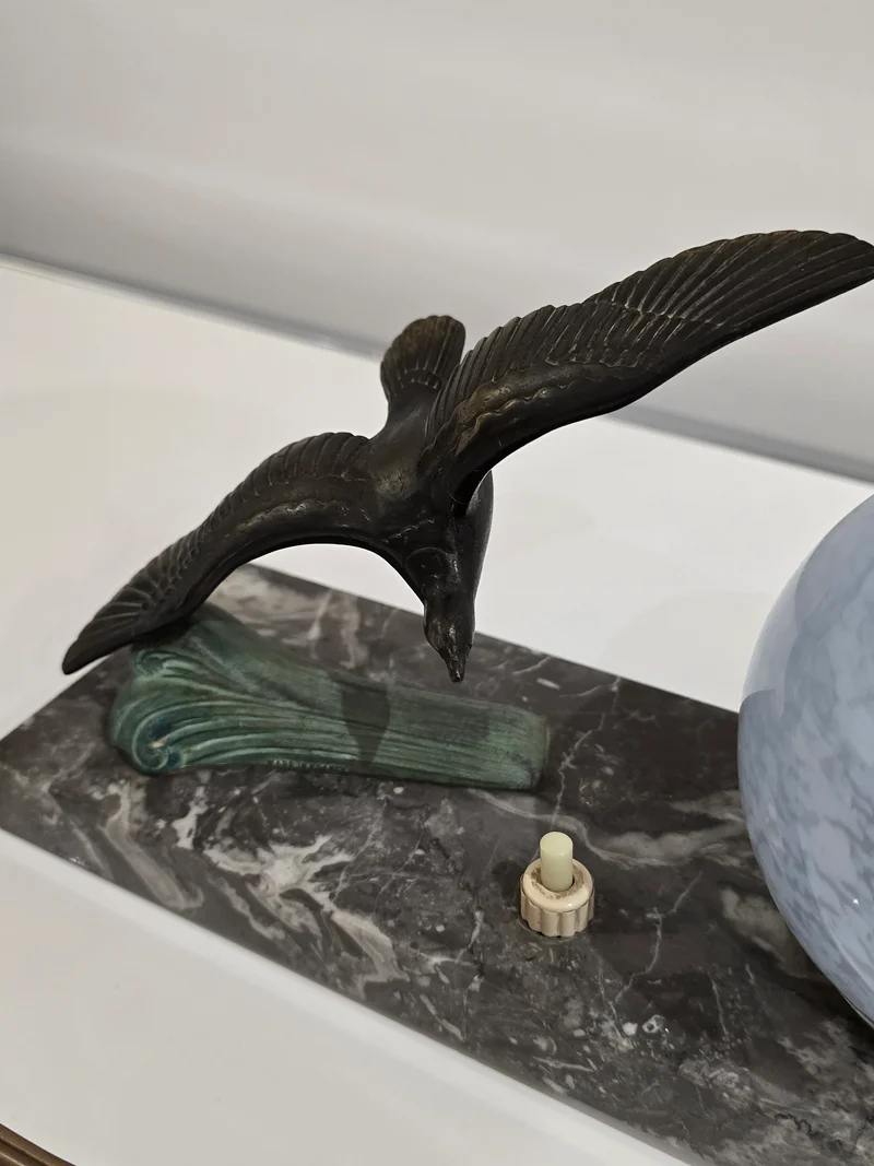 Lampe art deco