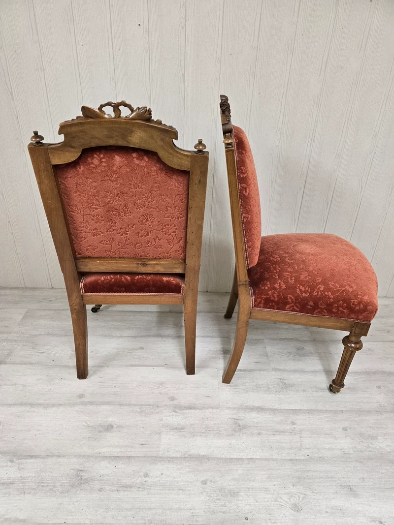 Ensemble 2 chaises 1 fauteuil Louis XV