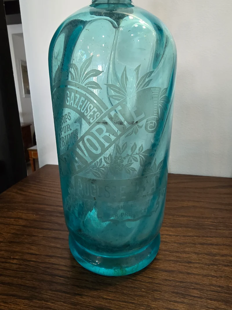 Siphon collection bleu turquoise