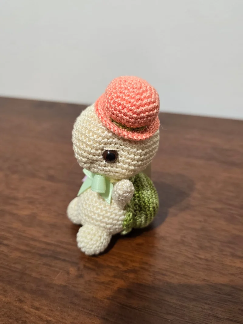 Bébé Tortue Amigurumi - Art Japonais