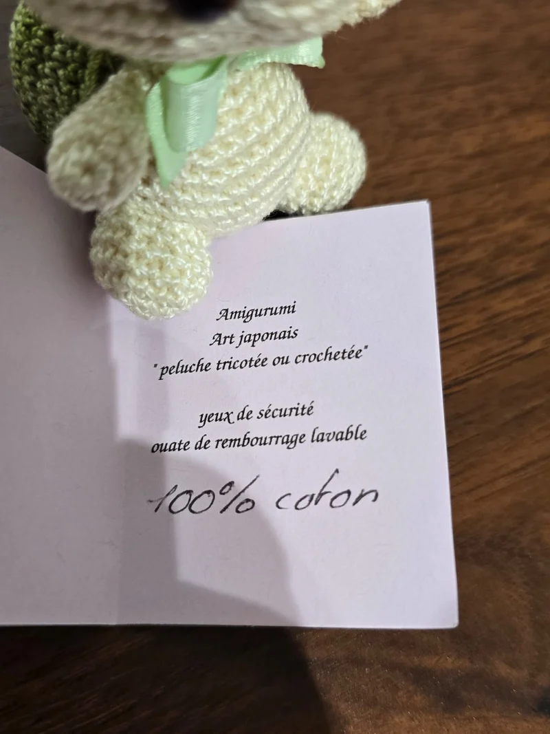 Bébé Tortue Amigurumi - Art Japonais