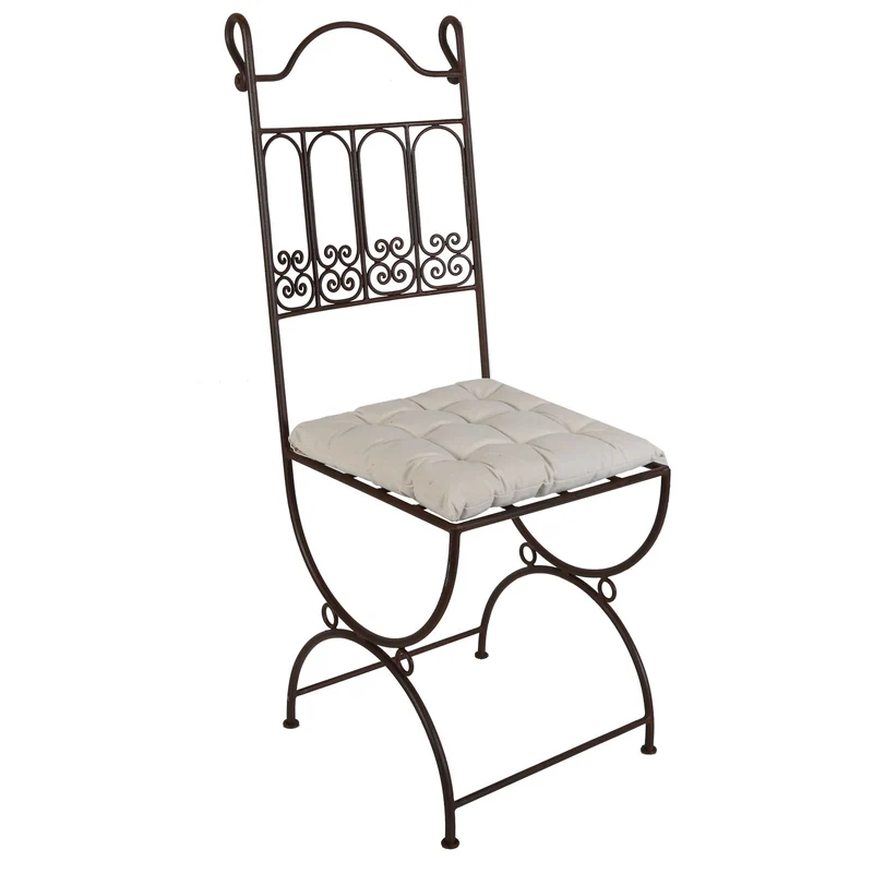 Chaise Pedro en fer forgé