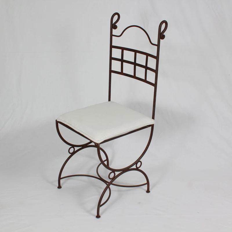 Chaise Nabil en fer forgé