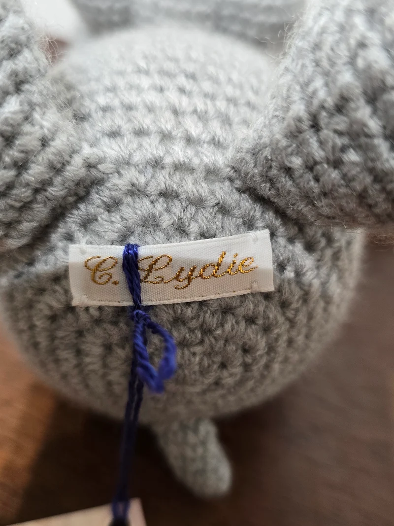 Hippo gris fleur