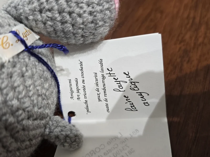 Hippo gris fleur