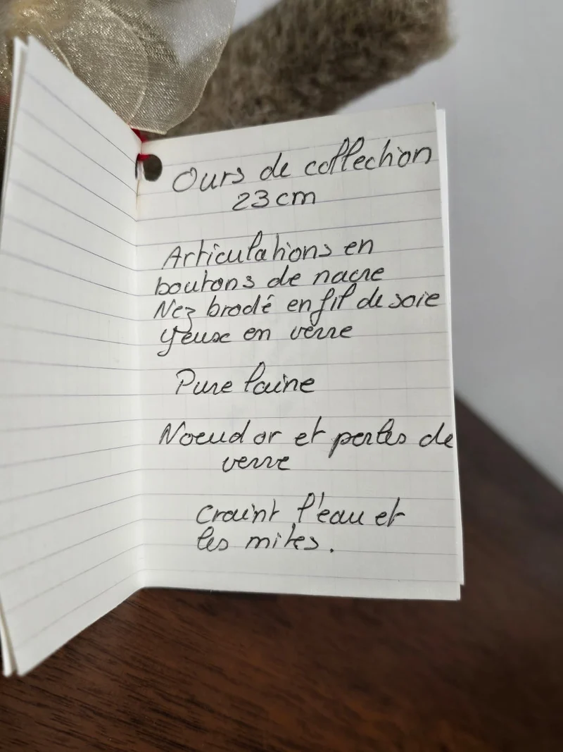 Ours de collection articulé