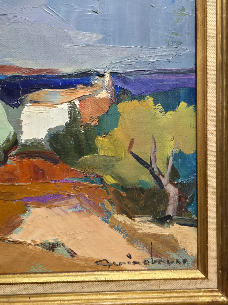 Tableau "Bord de mer" B.PERINO