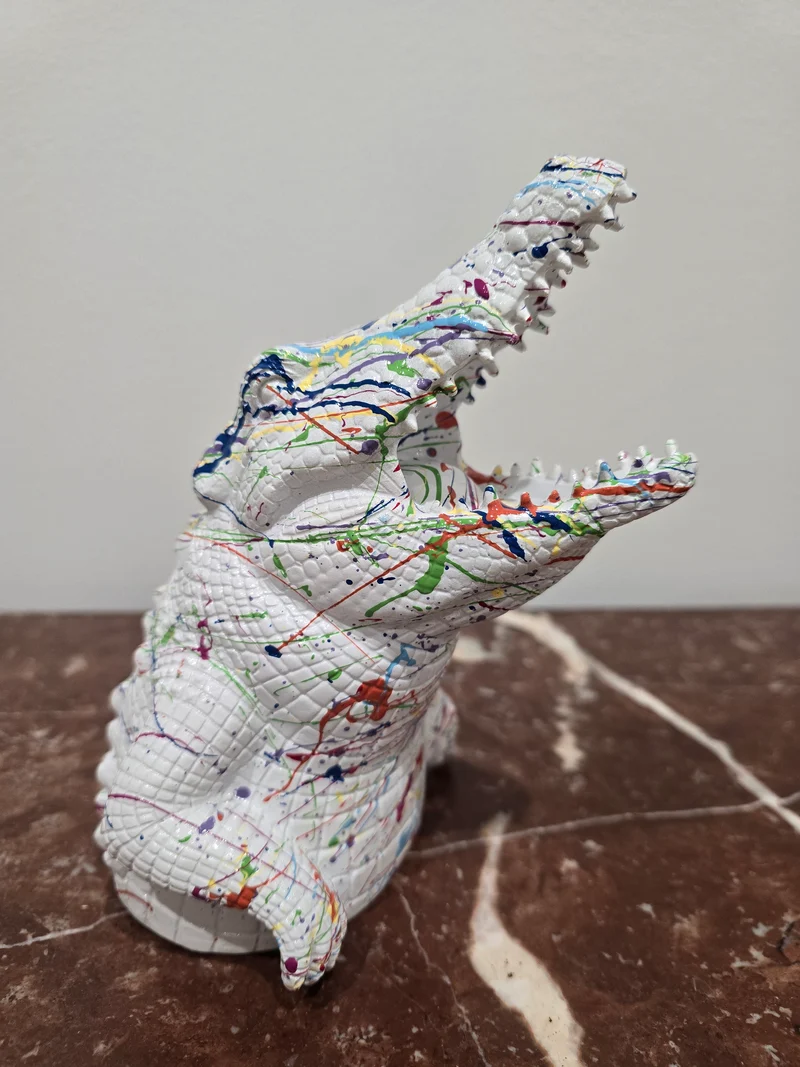 Statuette animaux street art résine