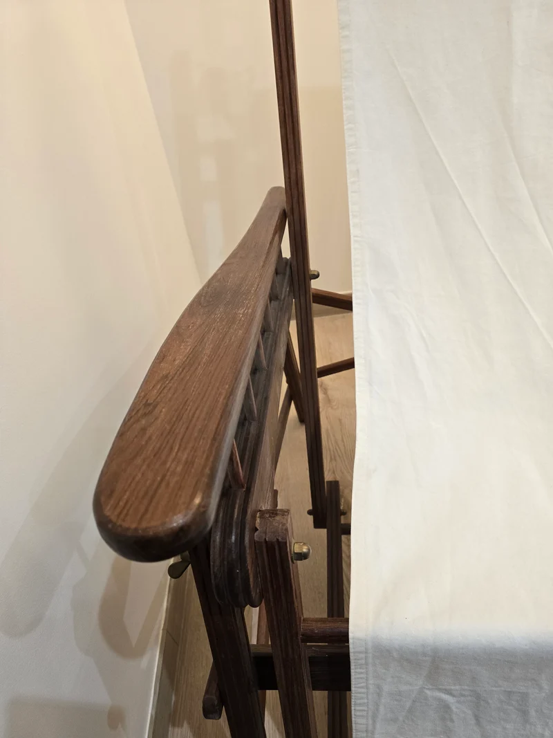 Chaise longue de croisière pliante vintage