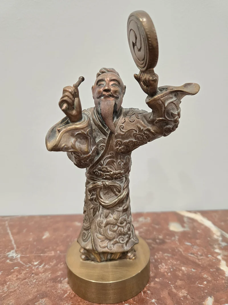 Statuette chinoise en bronze