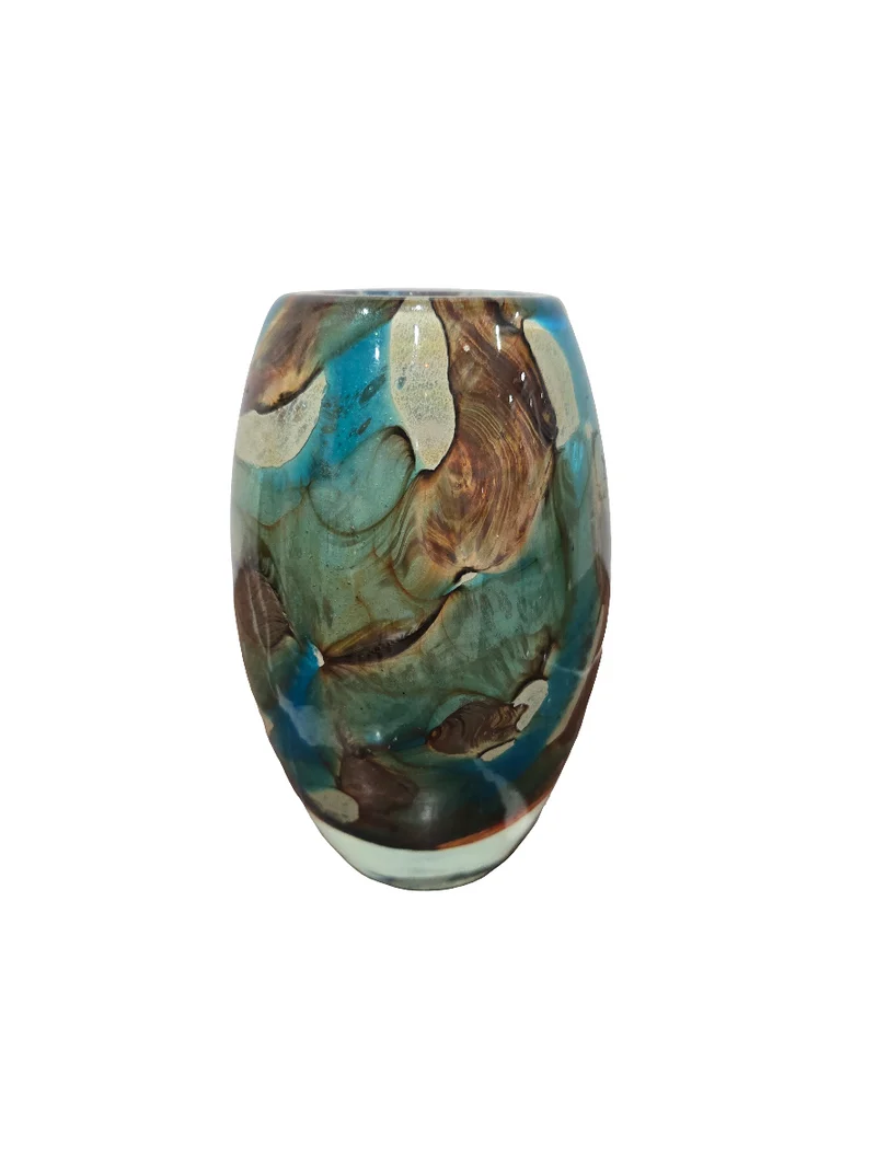 Vase M DINA verre soufflé Polychrome