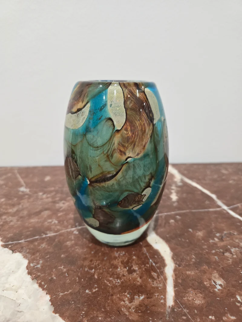 Vase M DINA verre soufflé Polychrome