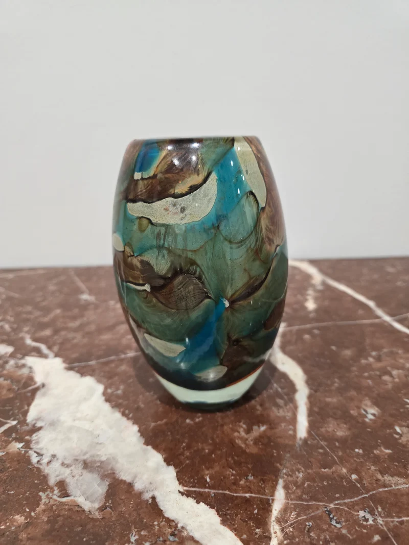 Vase M DINA verre soufflé Polychrome