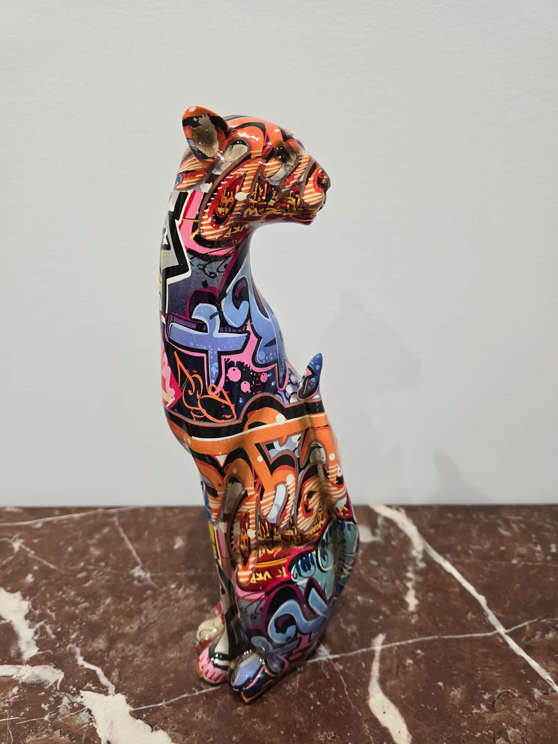 Guépard street art