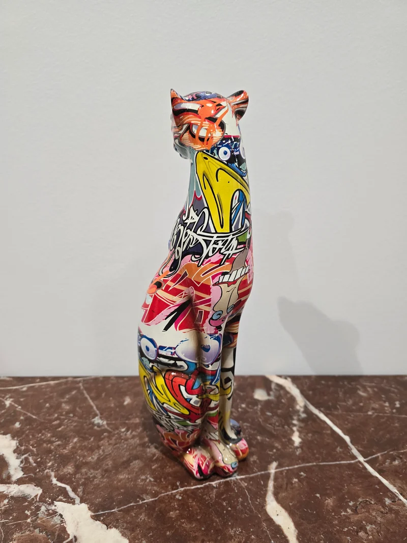 Guépard street art