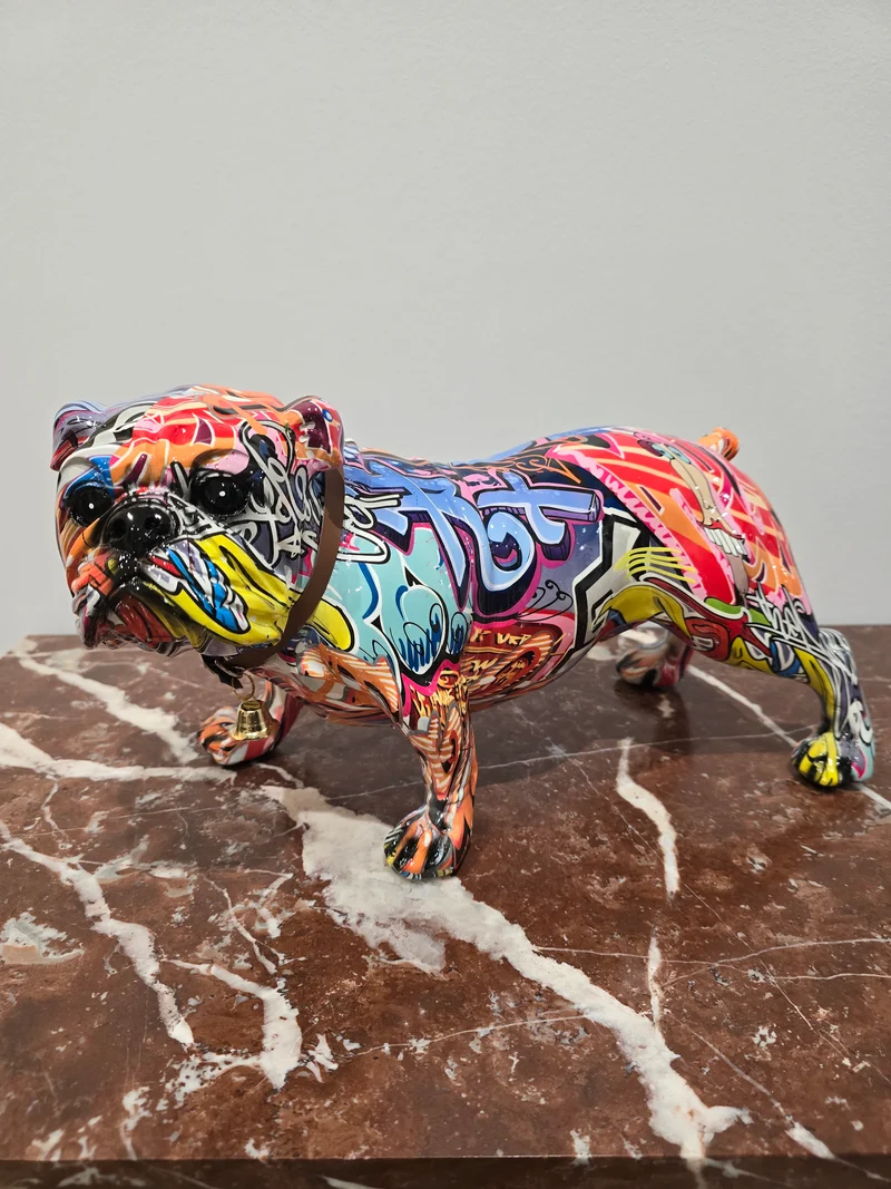 Bulldog street art
