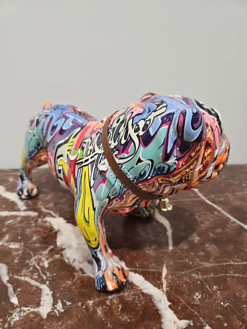 Bulldog street art