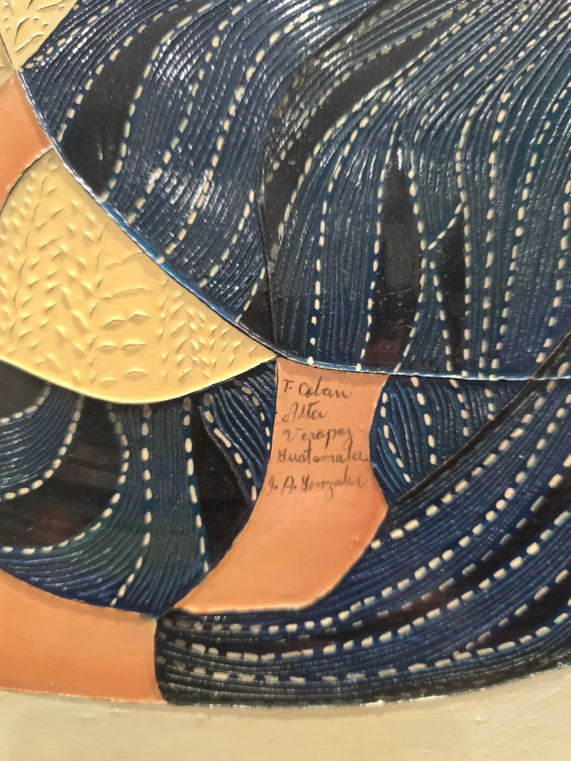 Tableau Guatemala, acrylique volume