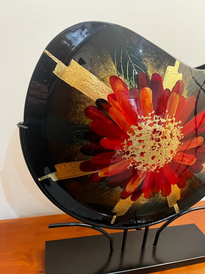 Vase glassart fleur