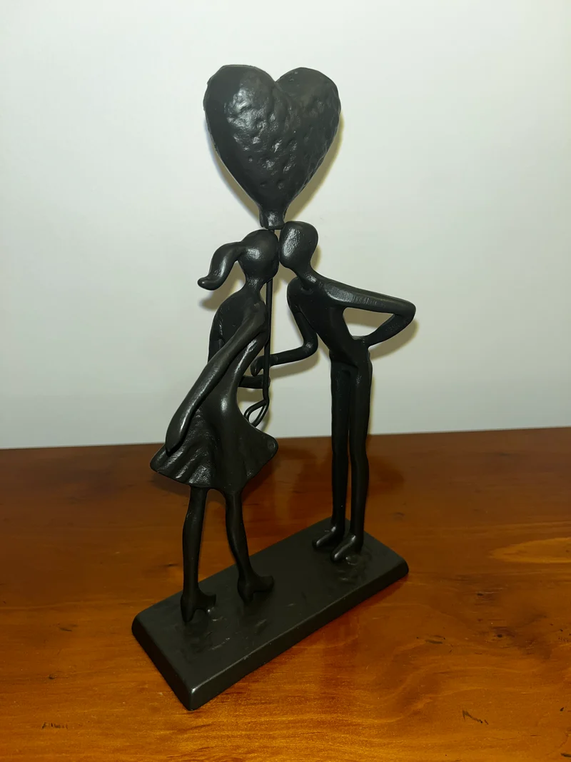Couple ballon cœur