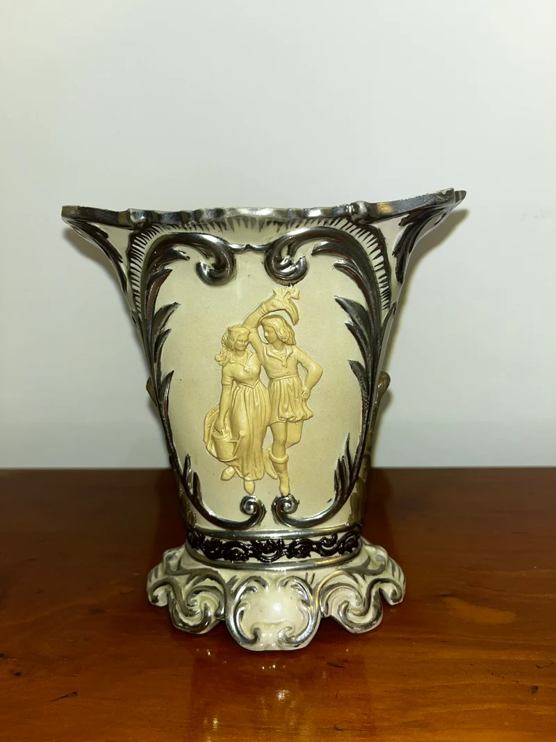 Paire de vase antique Villeroy & Boch - vers 1850