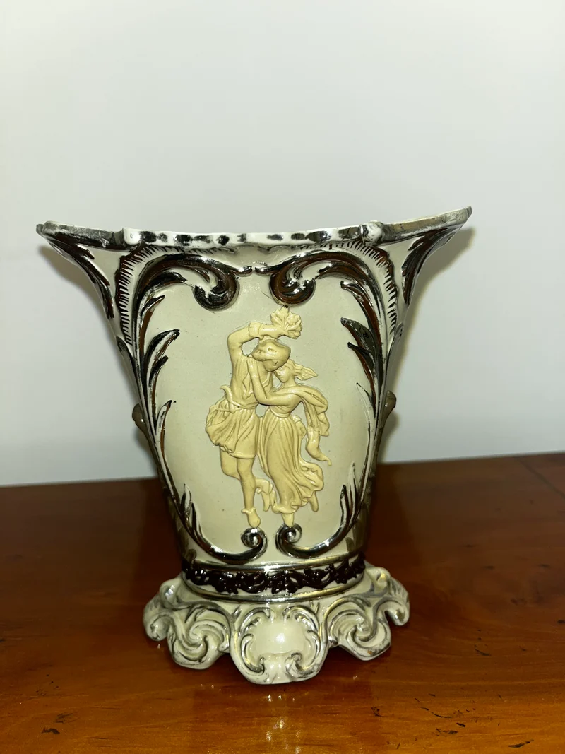 Paire de vase antique Villeroy & Boch - vers 1850