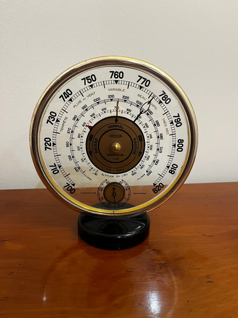 Baromètre-thermomètre Jarger-Lecoultre