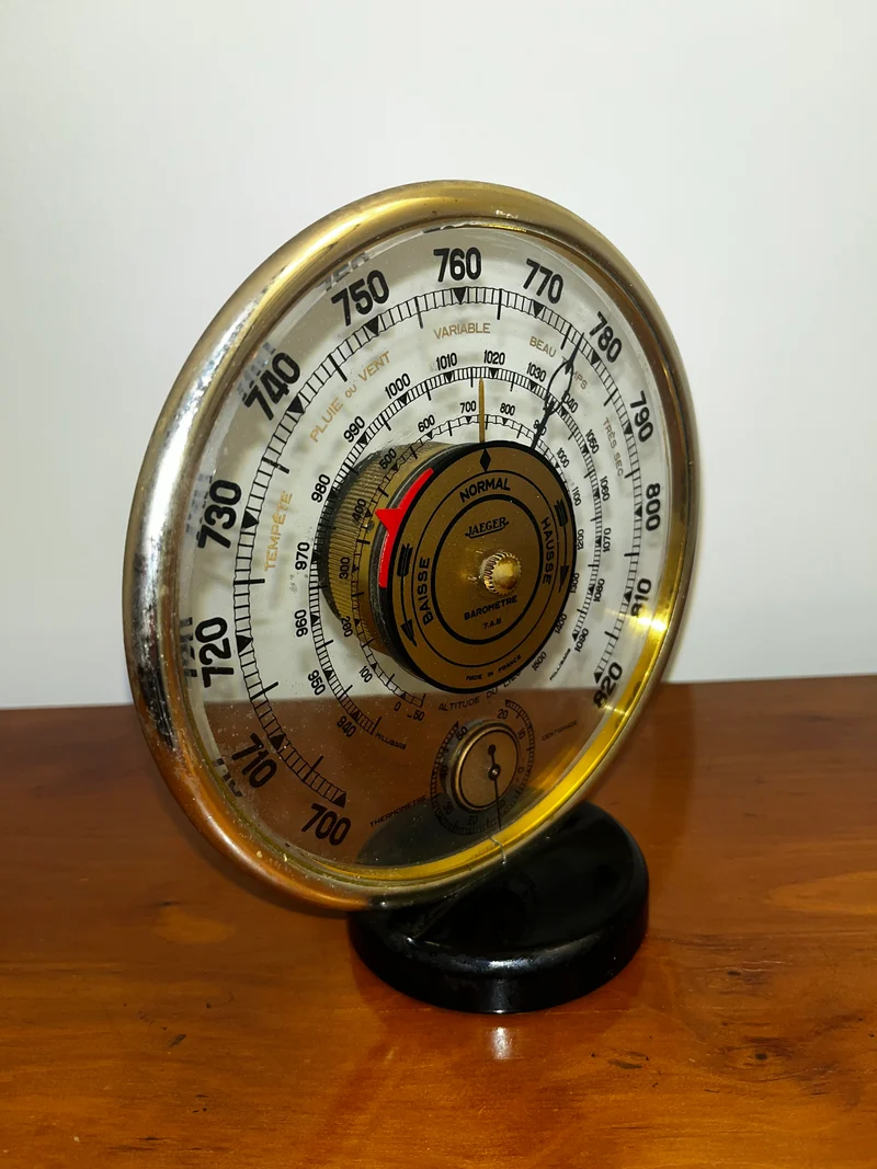 Baromètre-thermomètre Jarger-Lecoultre