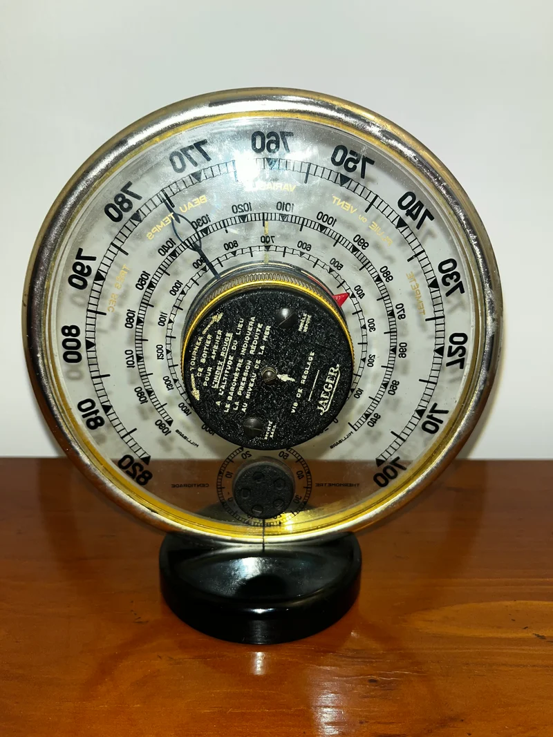 Baromètre-thermomètre Jarger-Lecoultre