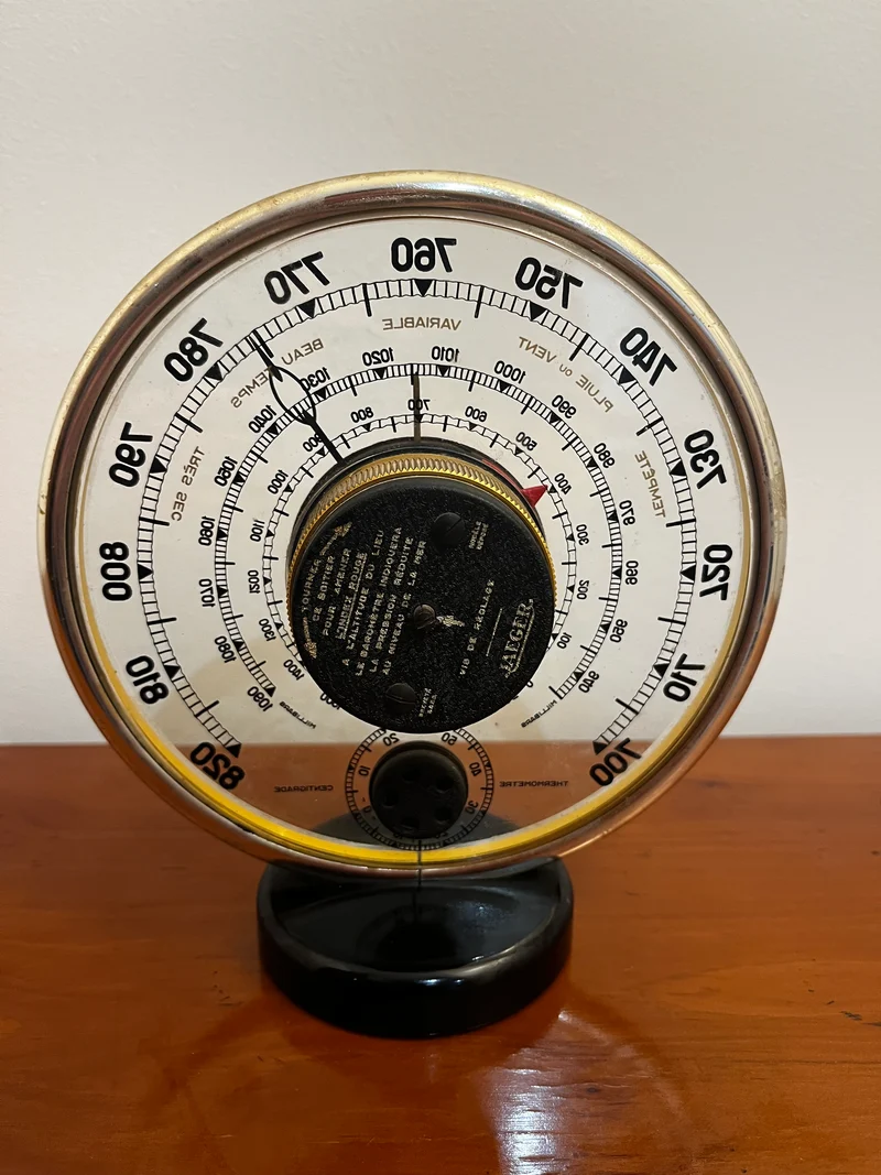 Baromètre-thermomètre Jarger-Lecoultre