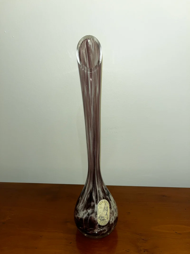 Soliflore soufflé bouche fait main