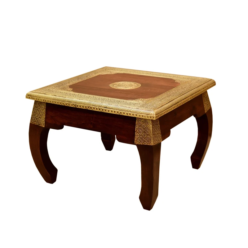 Table à opium orientale en laiton S