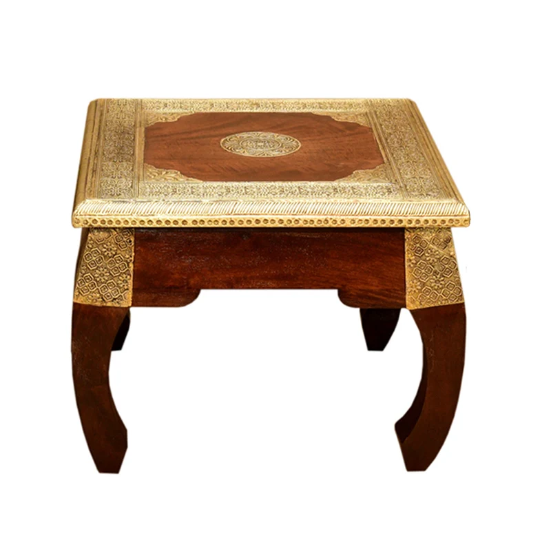 Table à opium orientale en laiton S