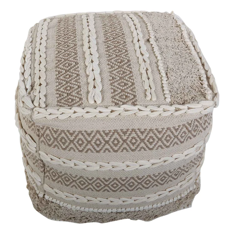 Pouf siège cube bohème Zara