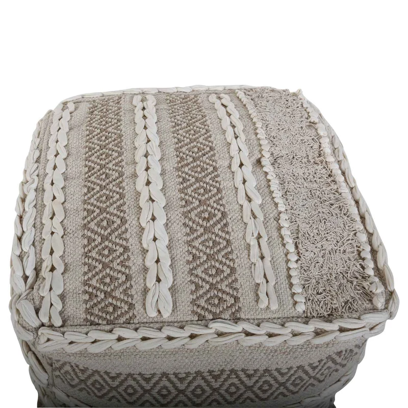 Pouf siège cube bohème Zara