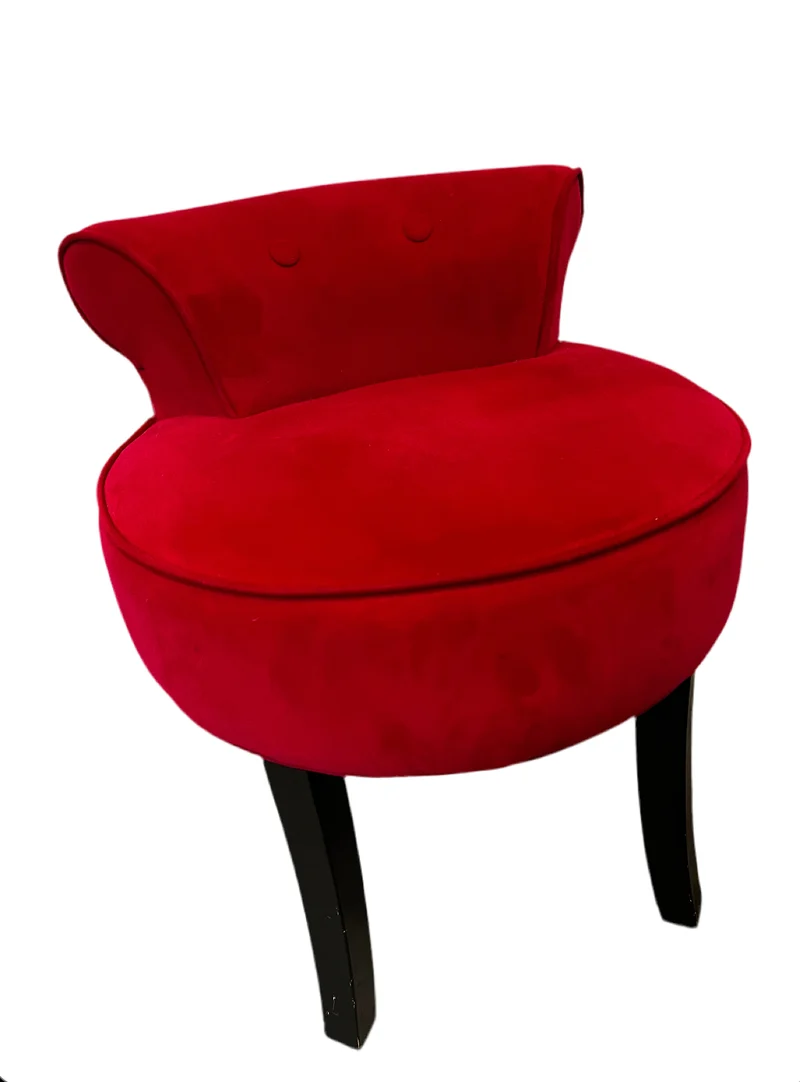 Petit fauteuil velours