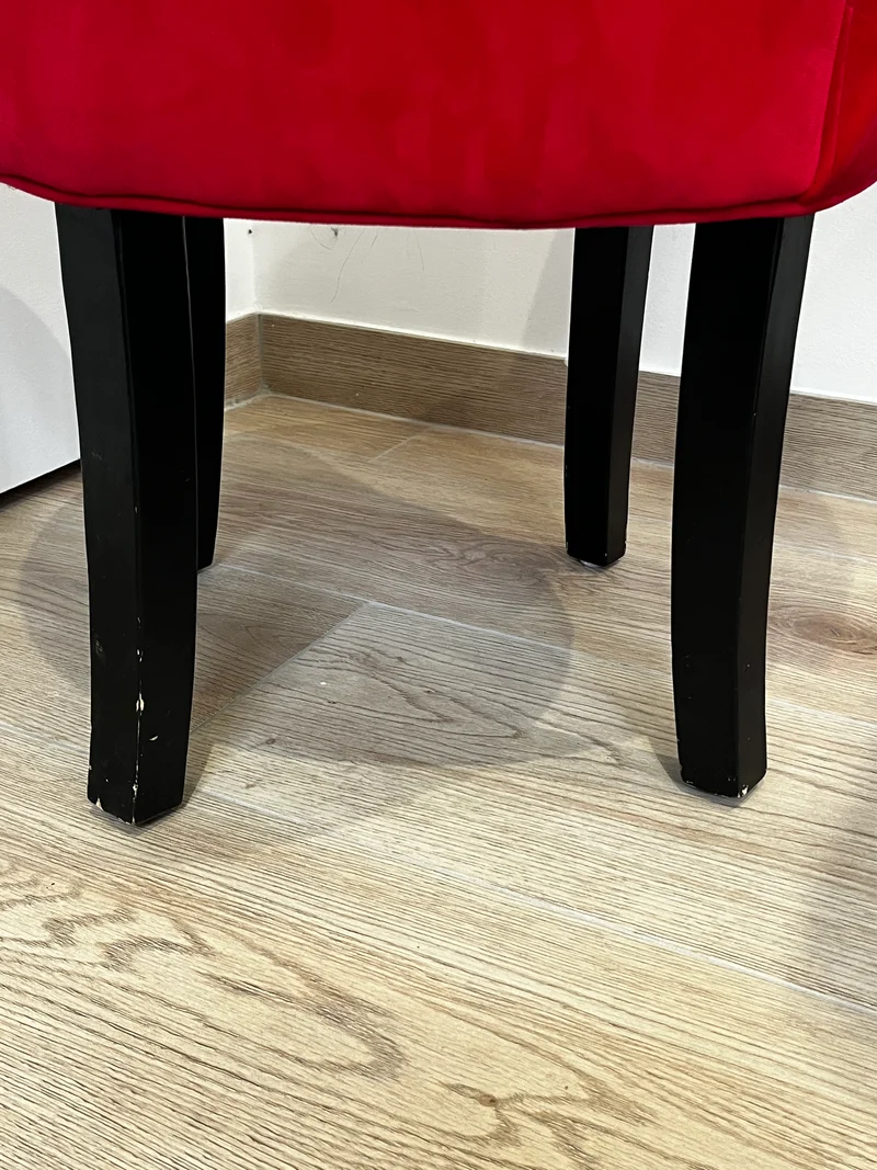 Petit fauteuil velours