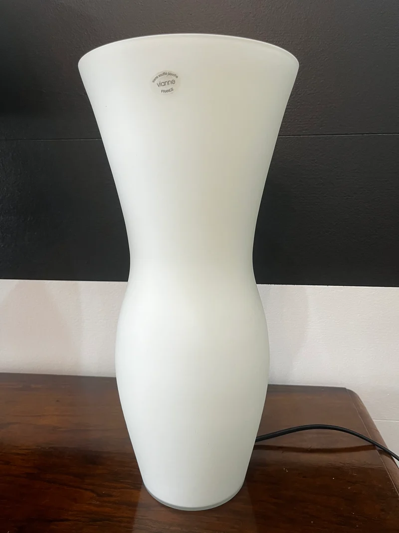Lampe Vianne France - Verre soufflé bouche