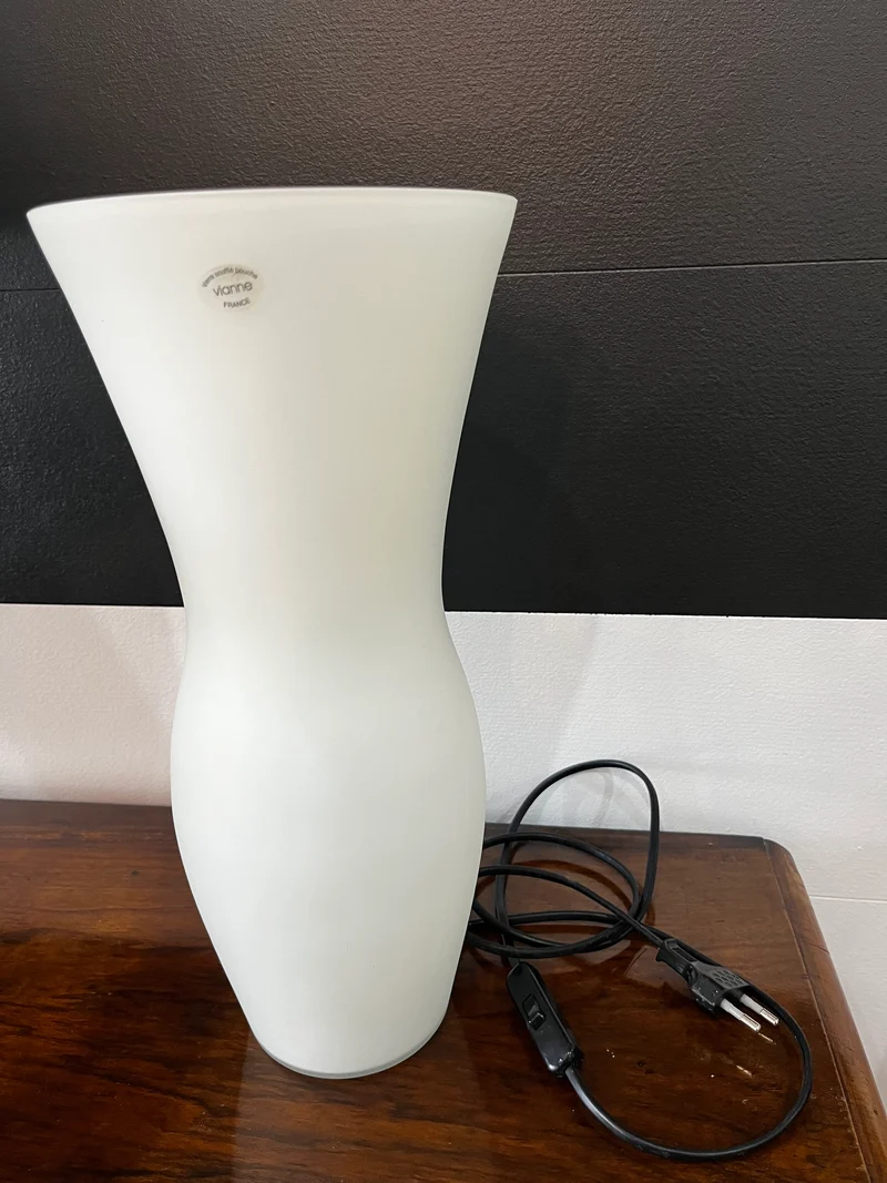 Lampe Vianne France - Verre soufflé bouche