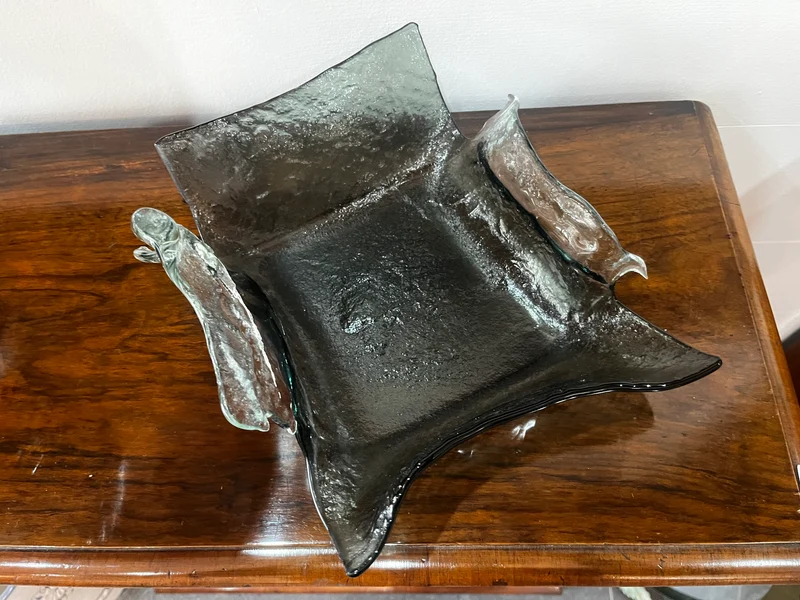 Vide poche verre fusion