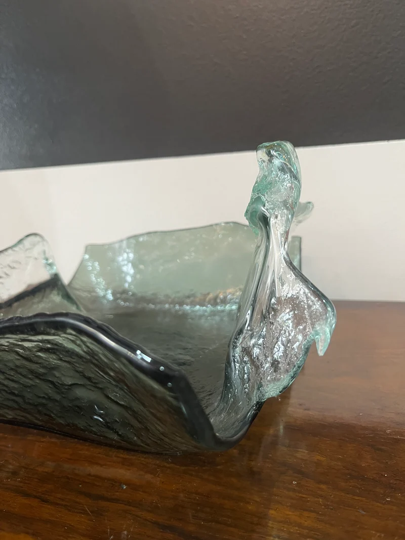 Vide poche verre fusion