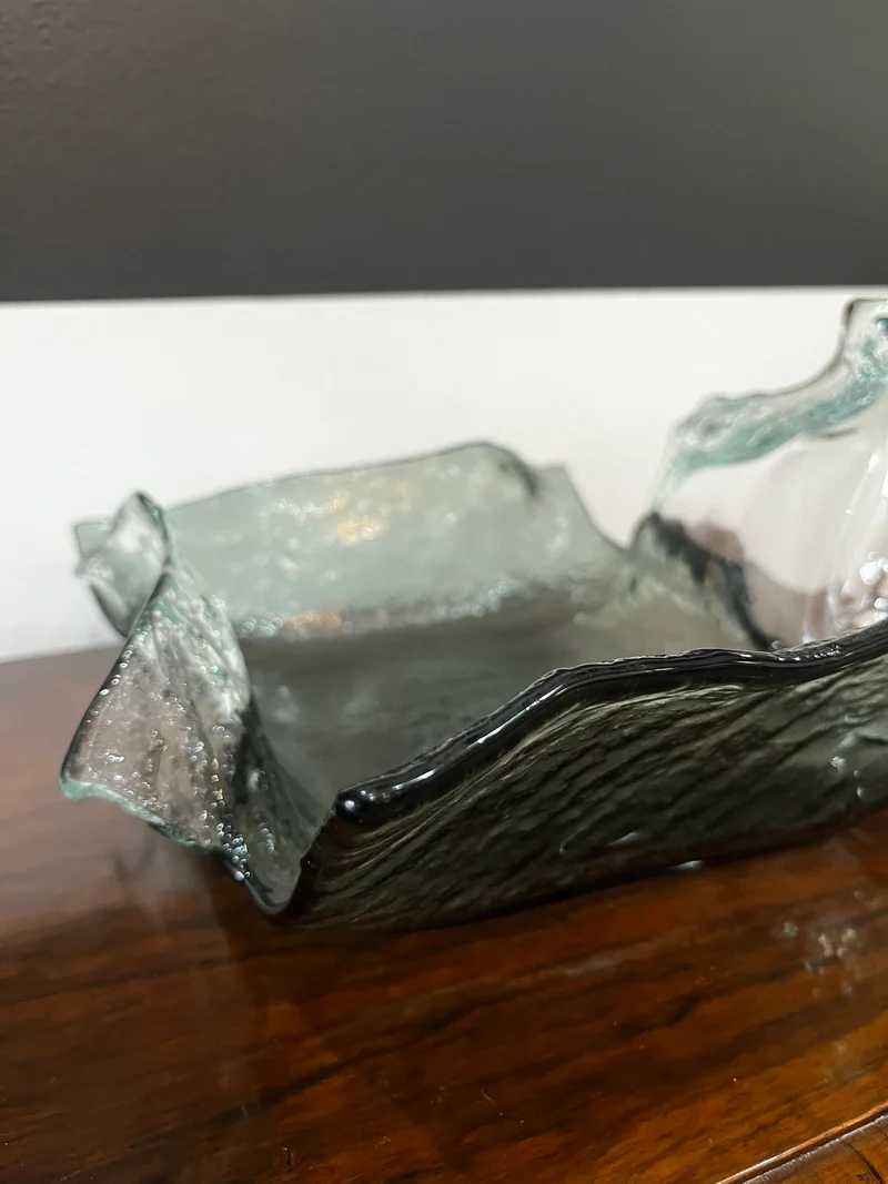 Vide poche verre fusion