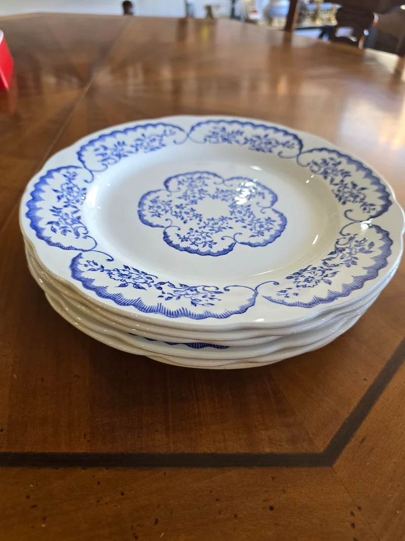 6 assiettes 4 assiettes à soupe digoin Cordoue