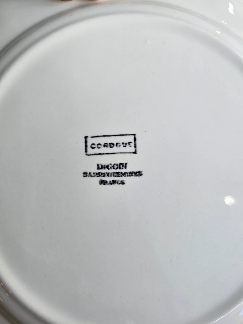 6 assiettes 4 assiettes à soupe digoin Cordoue
