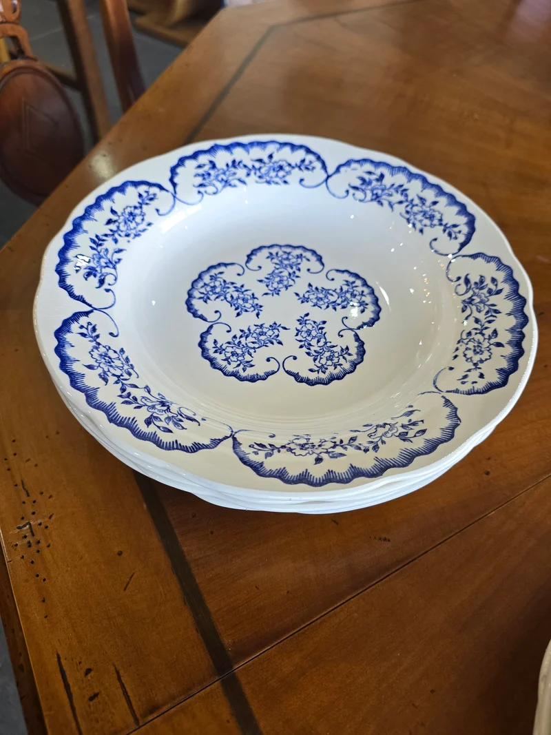 6 assiettes 4 assiettes à soupe digoin Cordoue
