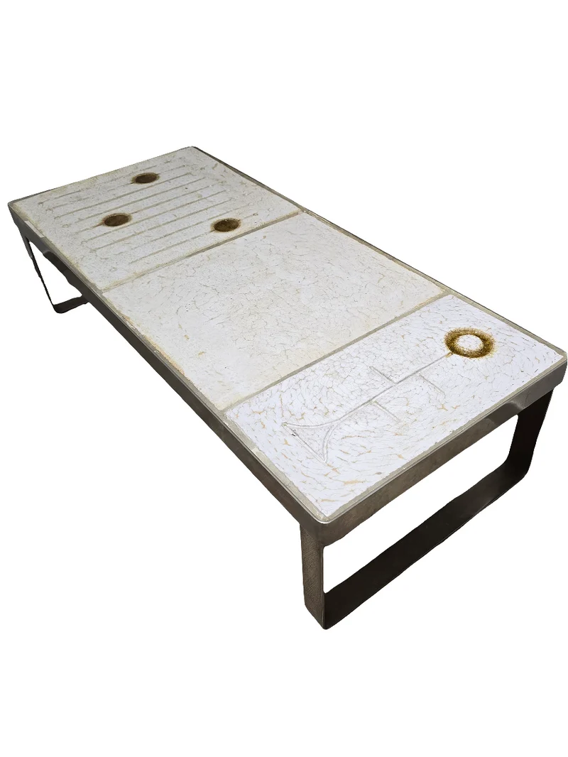 Table basse céramique émaillé Jean Gregorieff
