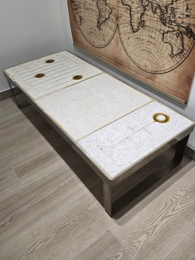 Table basse céramique émaillé Jean Gregorieff